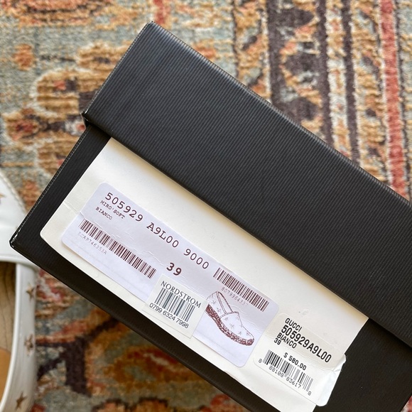 GUCCI 🤩 ESPADRILLES EMBROIDERED BEE SZ 39 - Picture 3 of 8